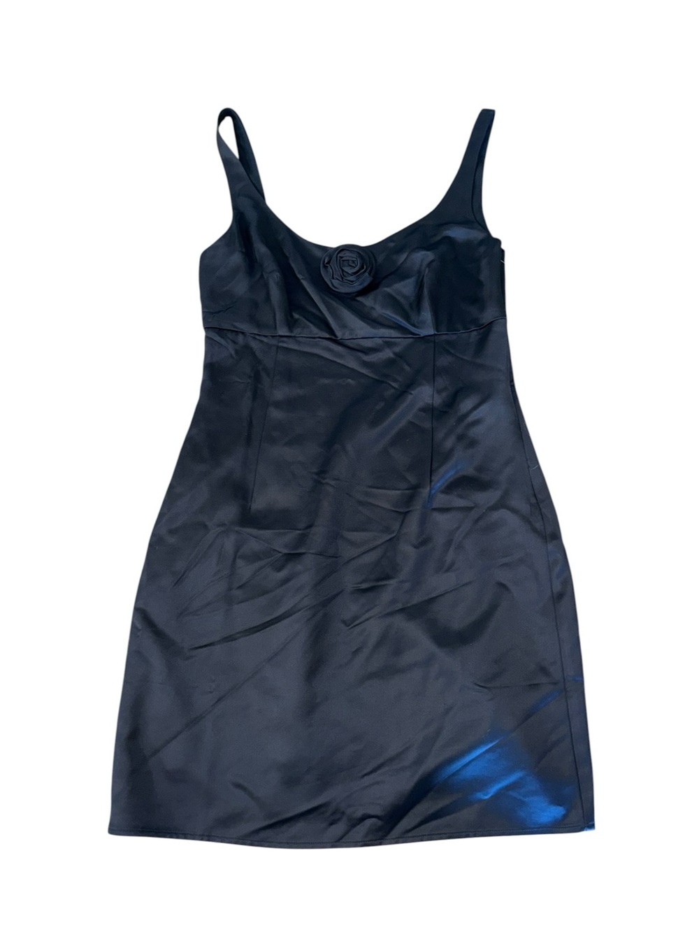 Rails Rhys black satin rosette mini dress - Picture 11 of 15